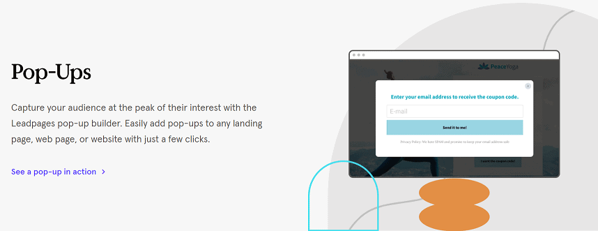 Leadpages pop ups