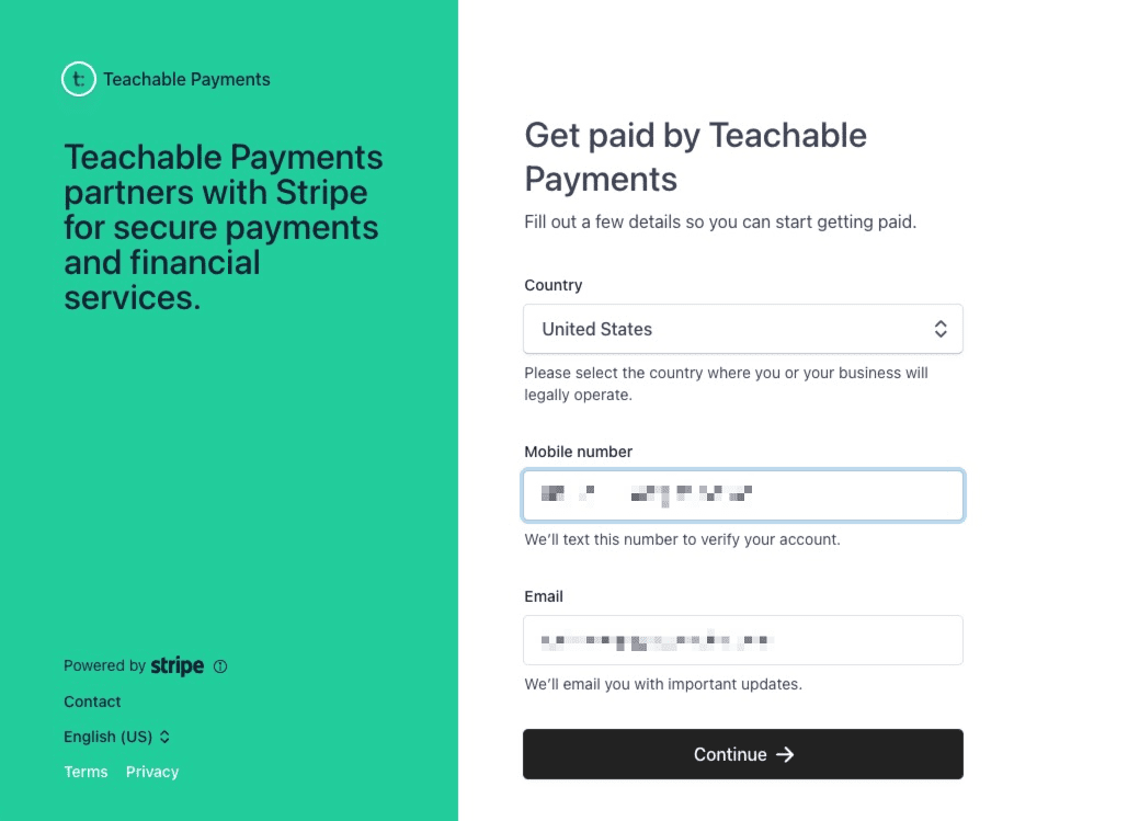 Teachable Payment Options